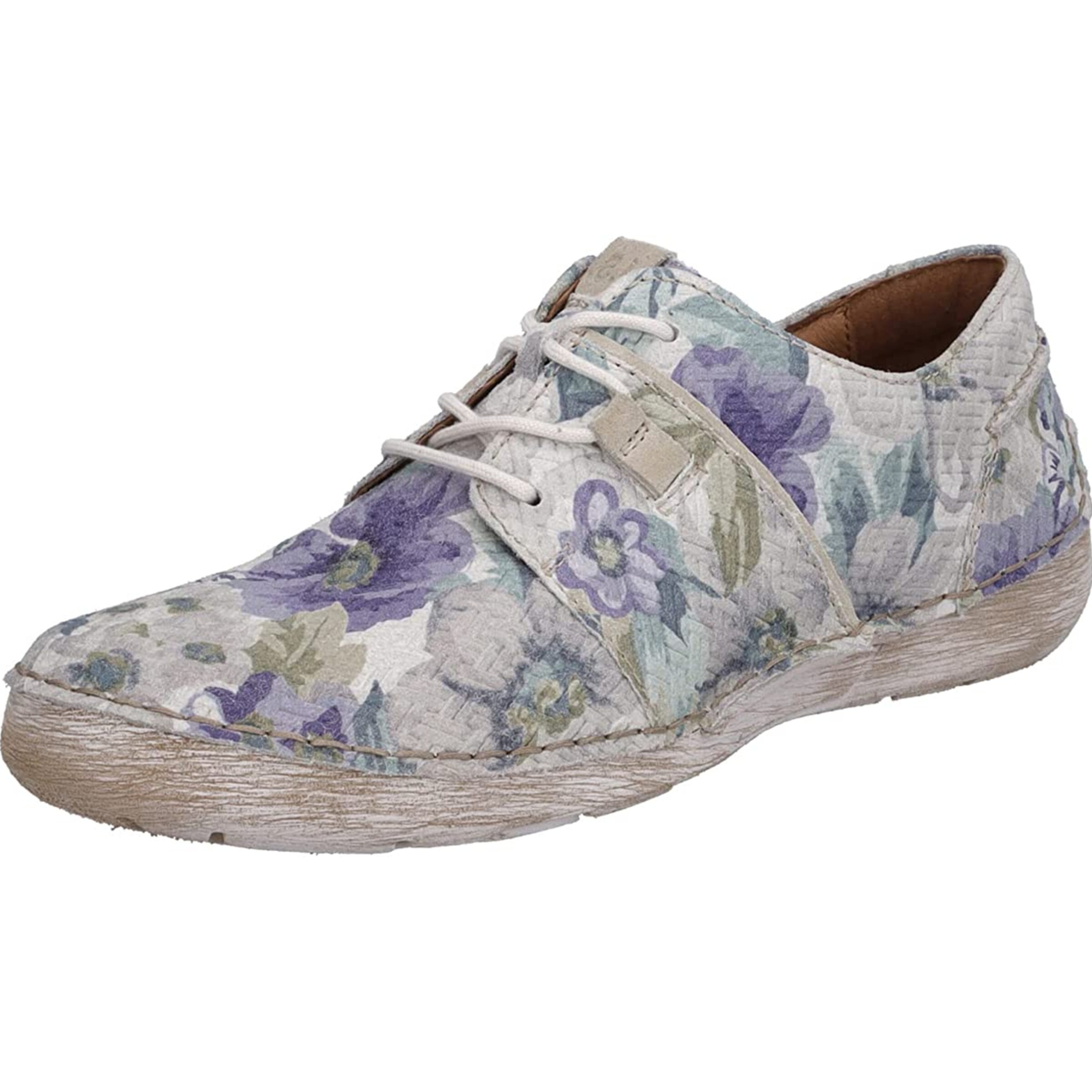 JOSEF SEIBEL Lace-Up Shoes in Purple: front