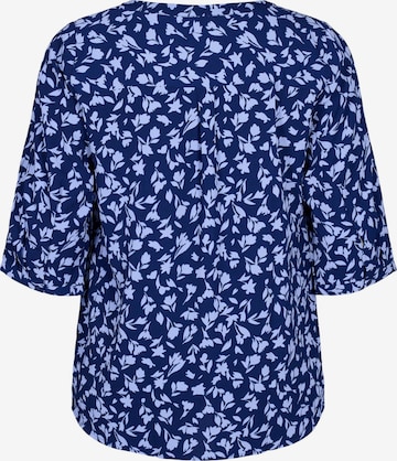 Camicia da donna 'Cannii' di Zizzi in blu