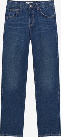 Pull&Bear Regular Jeans in Blue: front