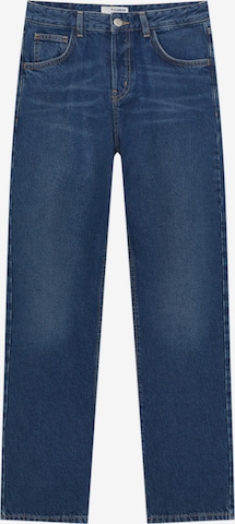 Pull&Bear Regular Jeans in Blue: front