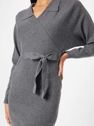 VERO MODA Knitted dress 'SUNNA' in Grey