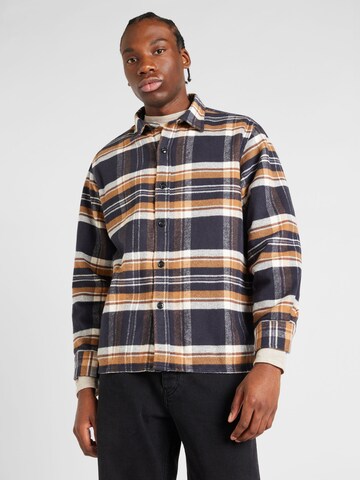 EDWIN Regular fit Button Up Shirt 'Sebastian' in Mixed colours: front