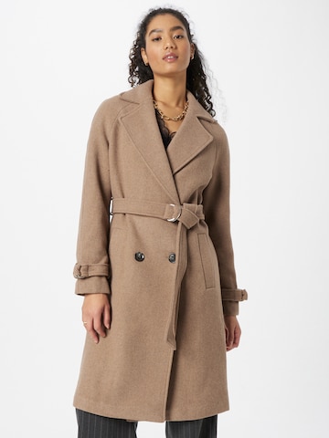 ABOUT YOU Between-Seasons Coat 'Lavina' in Brown: front