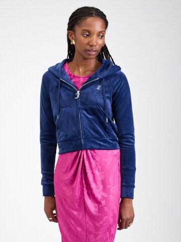Juicy Couture Sweatjacke 'MADISON' in Blau: Vorderseite