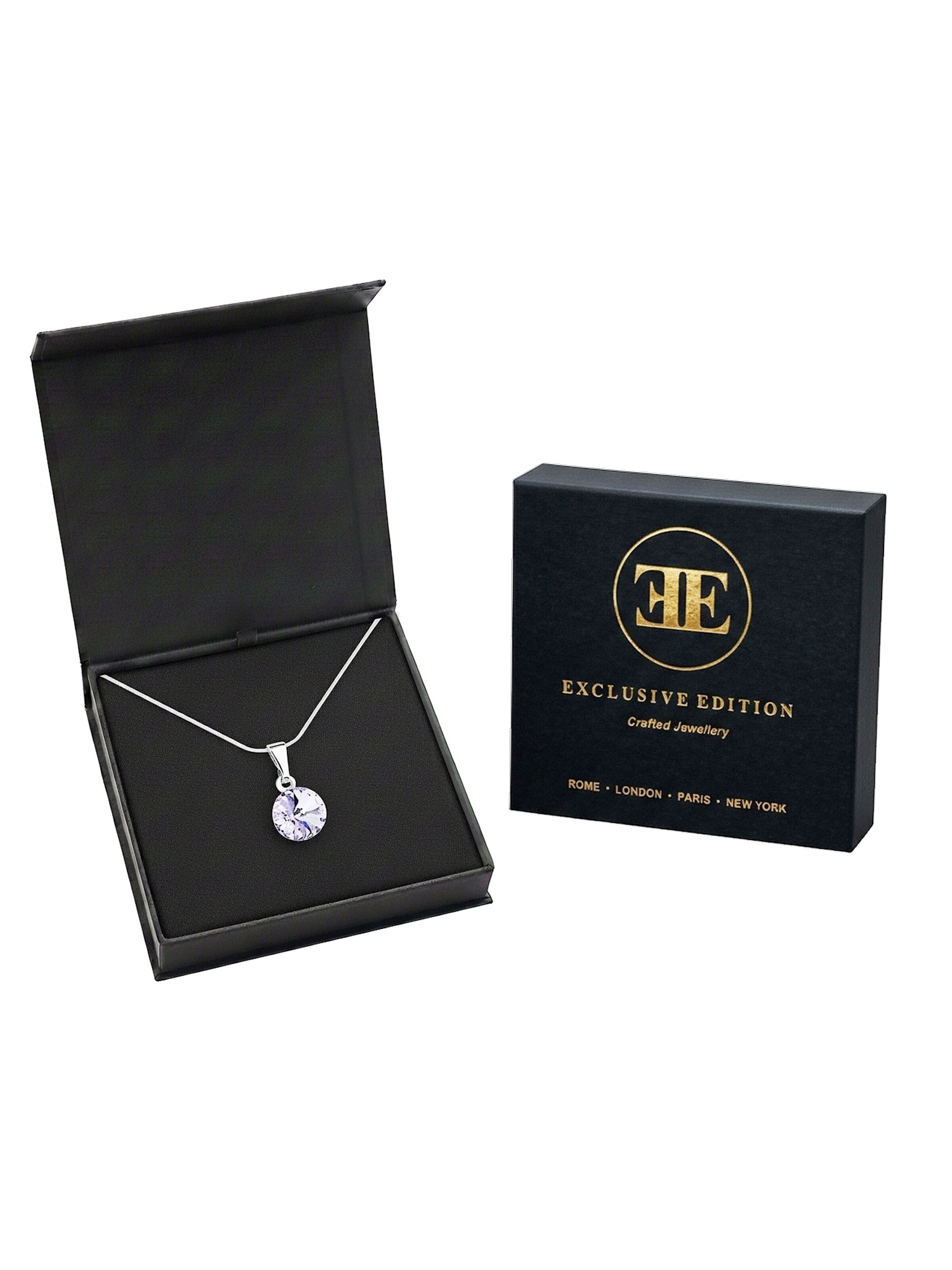 EXCLUSIVE EDITION Řetízek 'Rivoli adorned with Swarovski crystals' – fialová