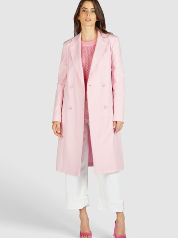 MARC AUREL Between-Seasons Coat in Pink