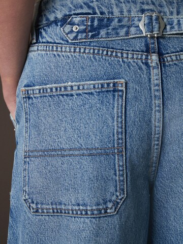 Next Wide Leg Jeans in Blau