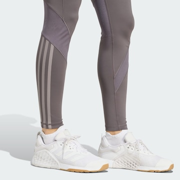 Skinny Pantalon de sport 'Hyperglam' ADIDAS PERFORMANCE en gris