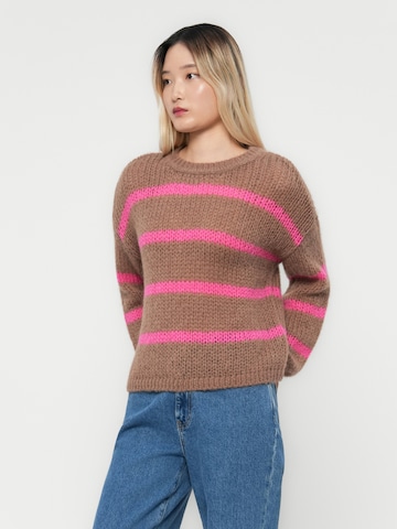 Pull-over 'ONLALYSSA' ONLY en marron