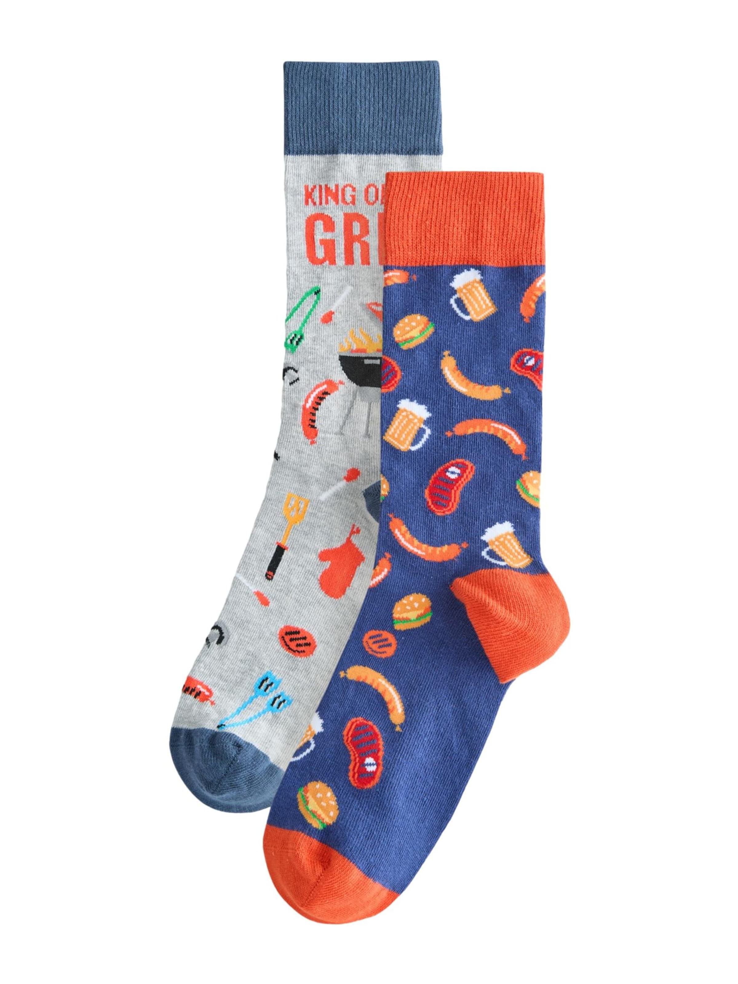 Chaussettes Next en bleu : devant