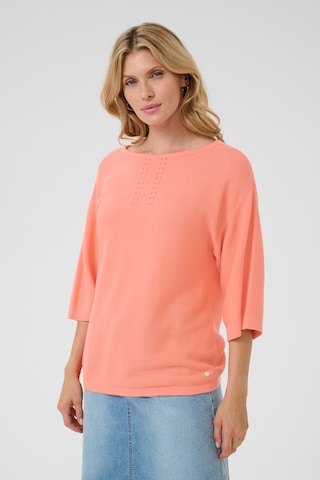 Cream Pullover 'CRSillar' in Orange: Vorderseite