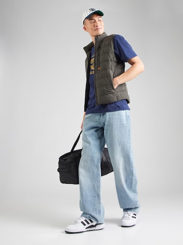 T-Shirt 'AMERICANA' WRANGLER en bleu