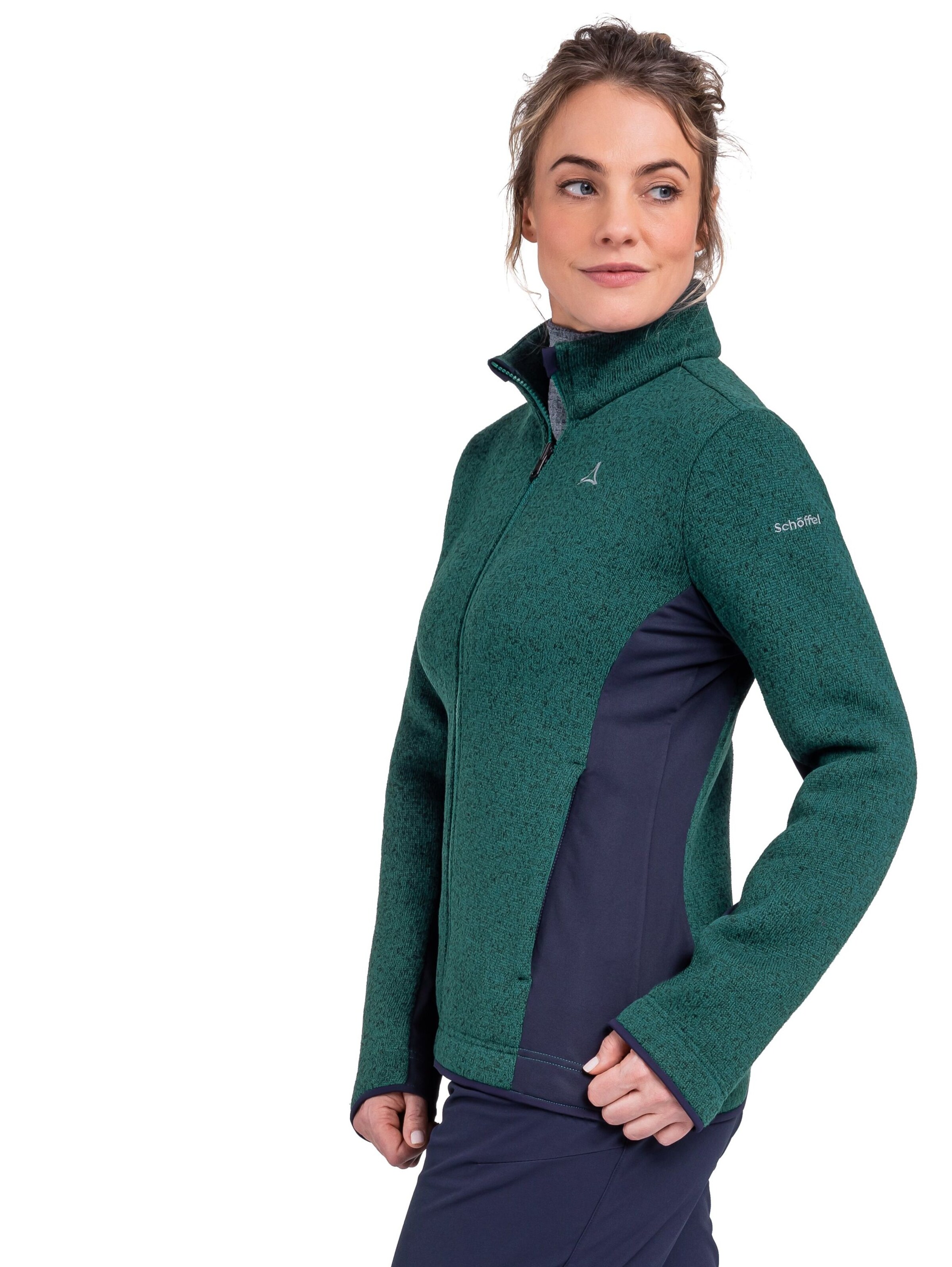 Schöffel Fleece Jacket 'Oberau' in Green