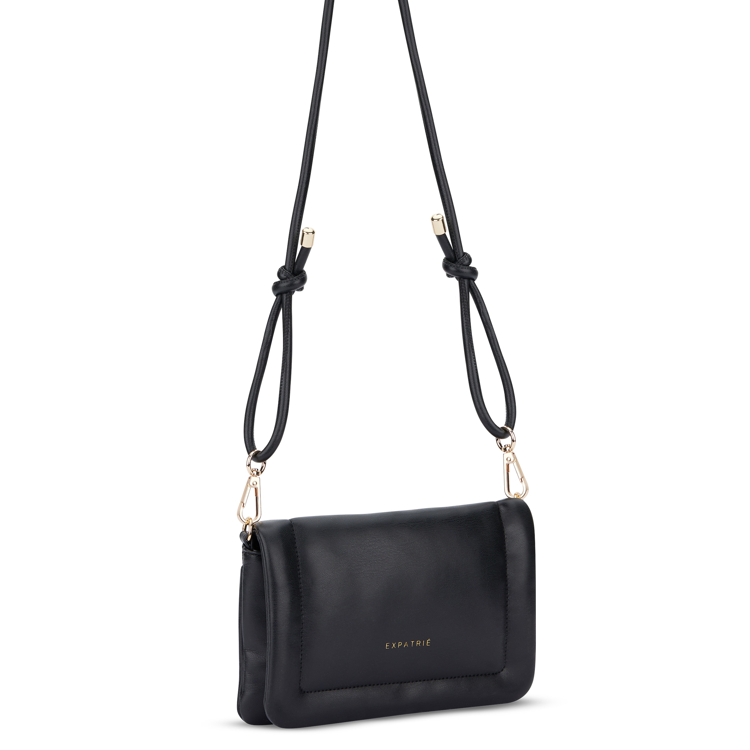 Expatrié Skuldertaske 'Zoe Small' i sort
