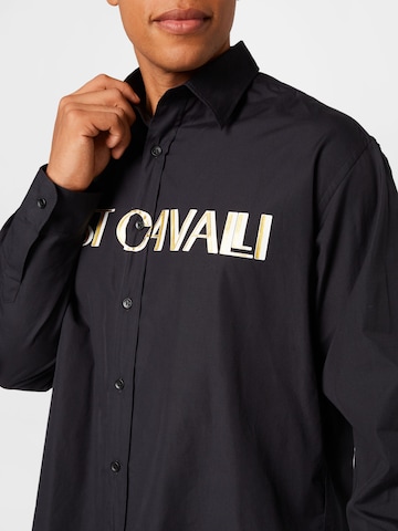 Coupe regular Chemise Just Cavalli en noir