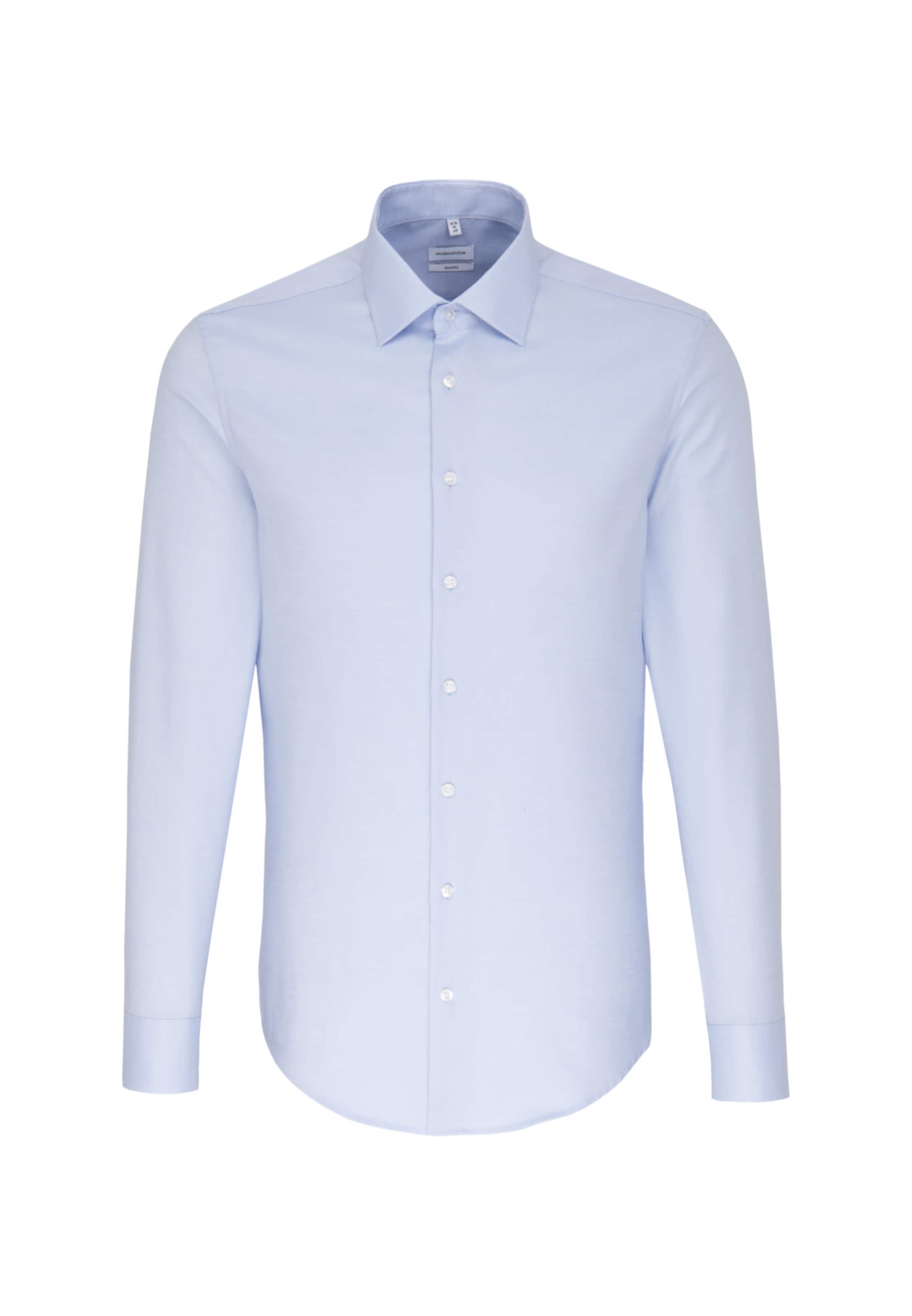 Männer Hemden SEIDENSTICKER Hemd ' Shaped ' in Hellblau - IG12023
