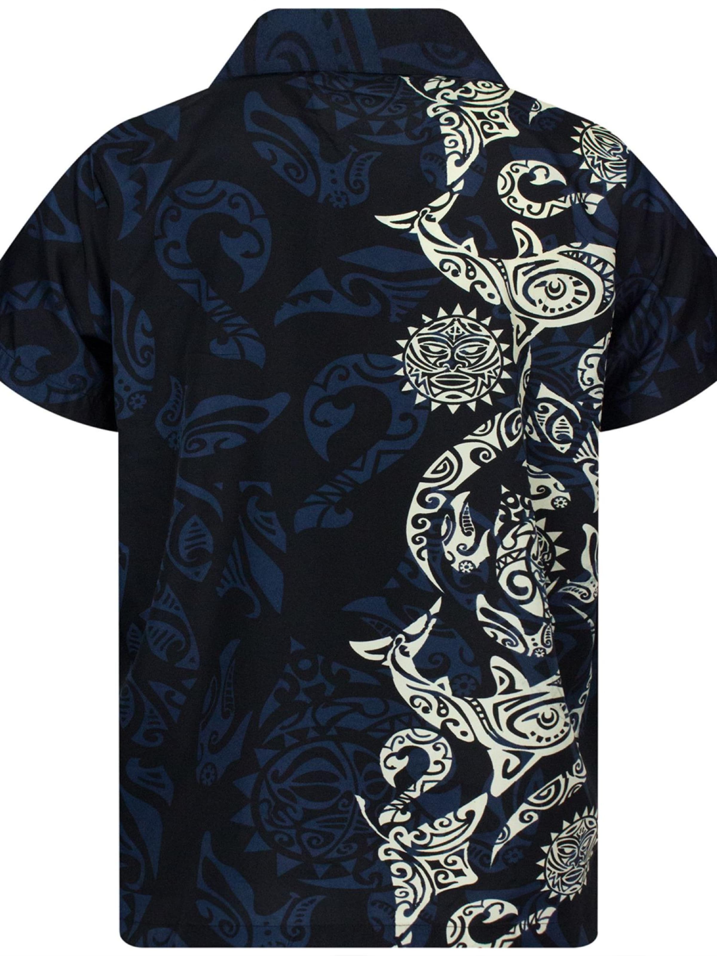 King Kameha Shirt 'Maori Wedding' in Zwart