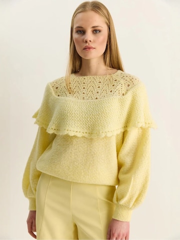 Bianco Lucci Trui 'Pullover' in Geel