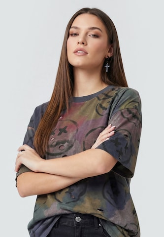 T-shirt myMo ROCKS en gris : devant