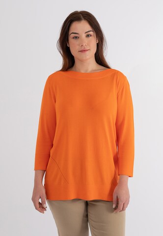 October Sweatshirt in Orange: front