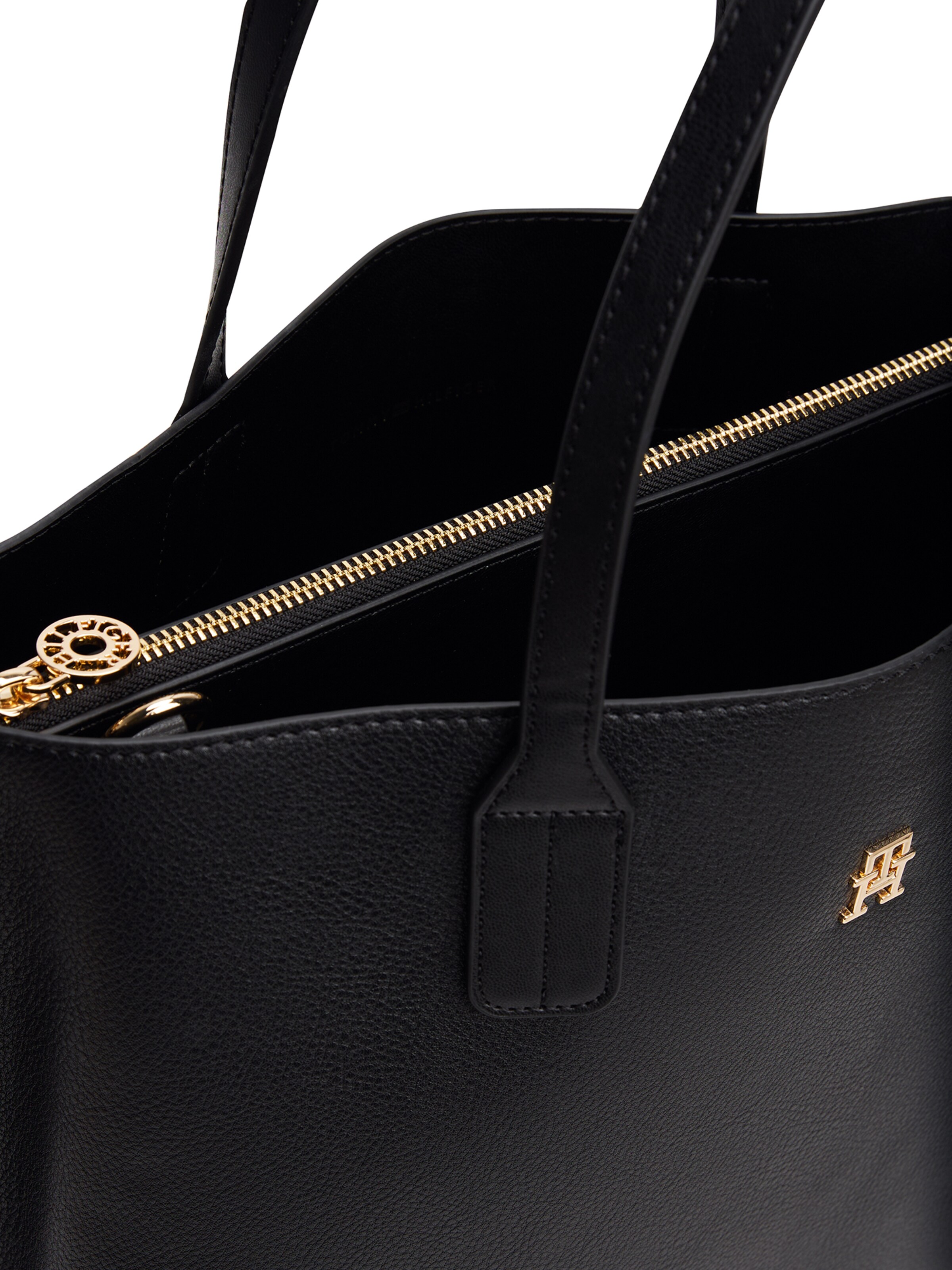 TOMMY HILFIGER Handtasche 'DISTINCT' in Schwarz