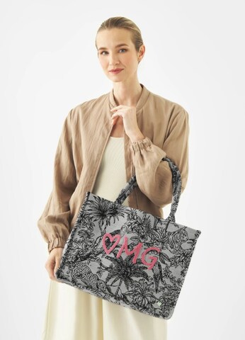 CODELLO Shopper OMG-Stickerei in Schwarz: Vorderseite
