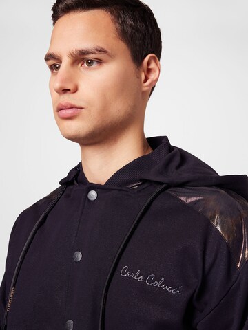 Carlo Colucci Sweat jacket 'Dardano' in Black