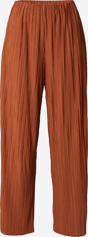 Guido Maria Kretschmer Women - Pierna ancha Pantalón 'Milly' en marrón: frente