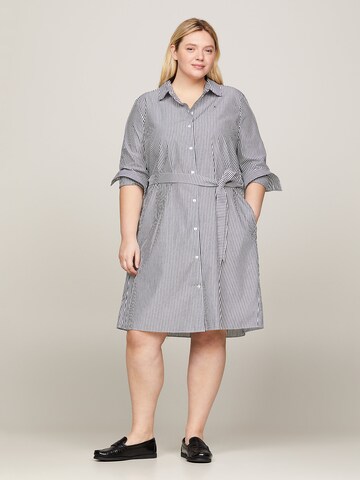 Tommy Hilfiger Curve Shirt Dress 'Essential Ithaca' in Blue: front