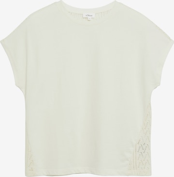 Tricou de la s.Oliver pe bej: față