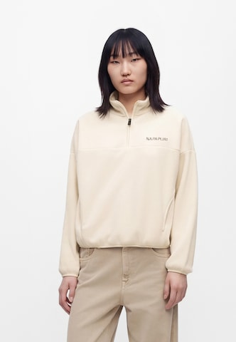 NAPAPIJRI - Jersey 'T-AKSU' en beige: frente