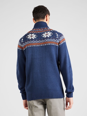 BLEND Пуловер в синьо