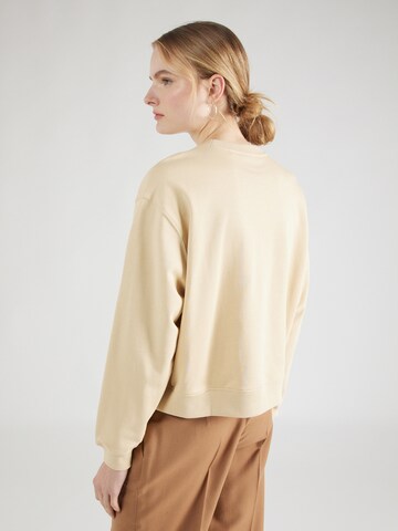 HUGO Sweatshirt 'Deroxina' in Beige