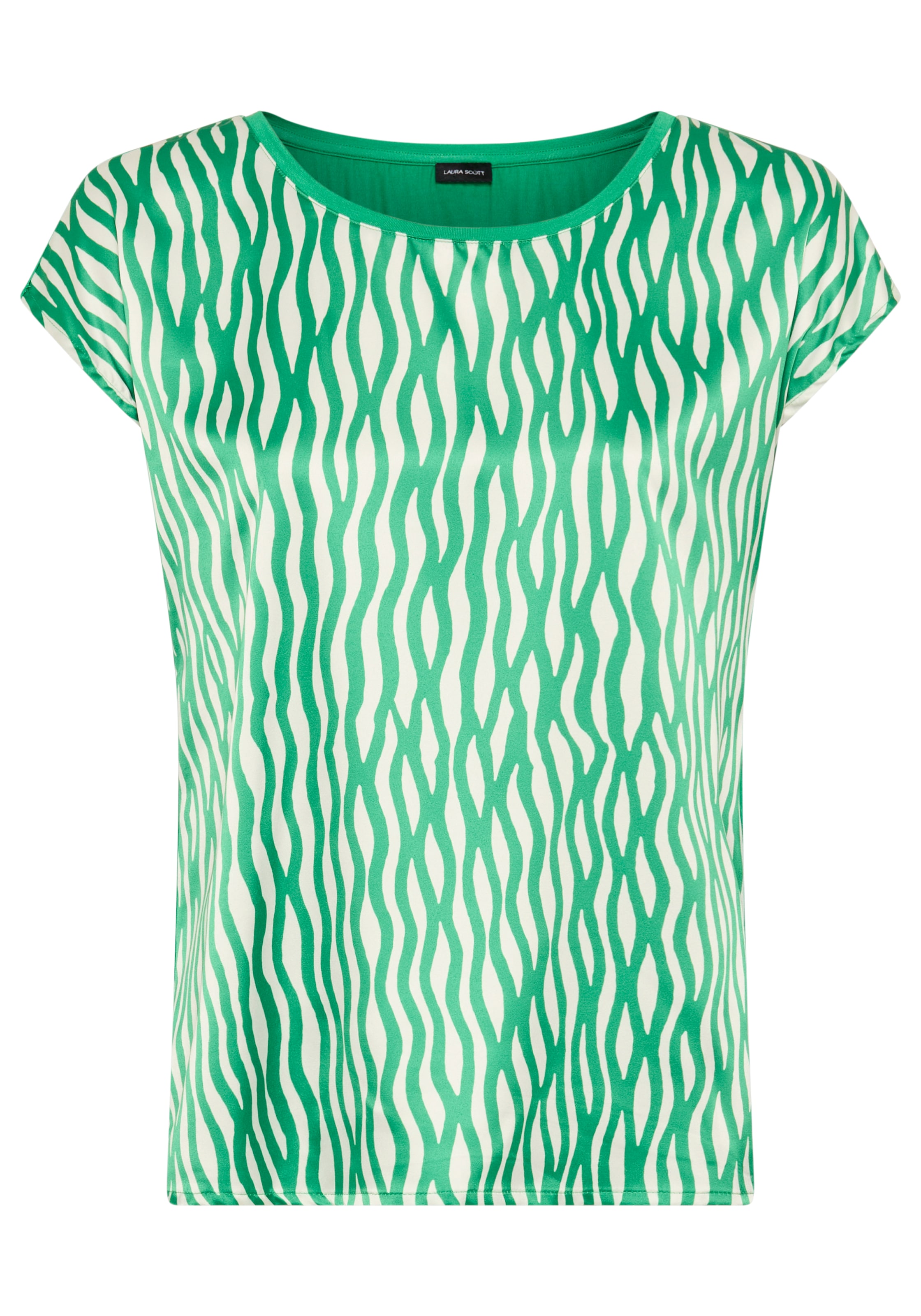 LAURA SCOTT Blouse in Green: front
