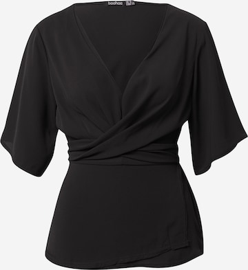 Boohoo - Blusa em preto: frente