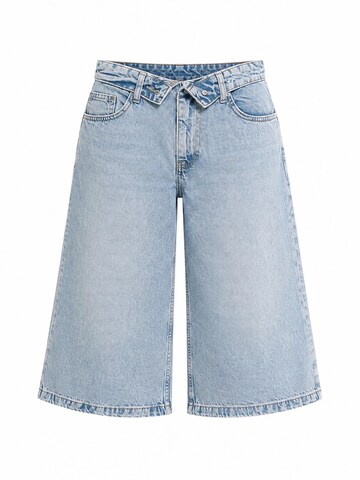IT'S BASIC Regular Jeans 'BERMUDA DENIM SHORT' in Blauw: voorkant