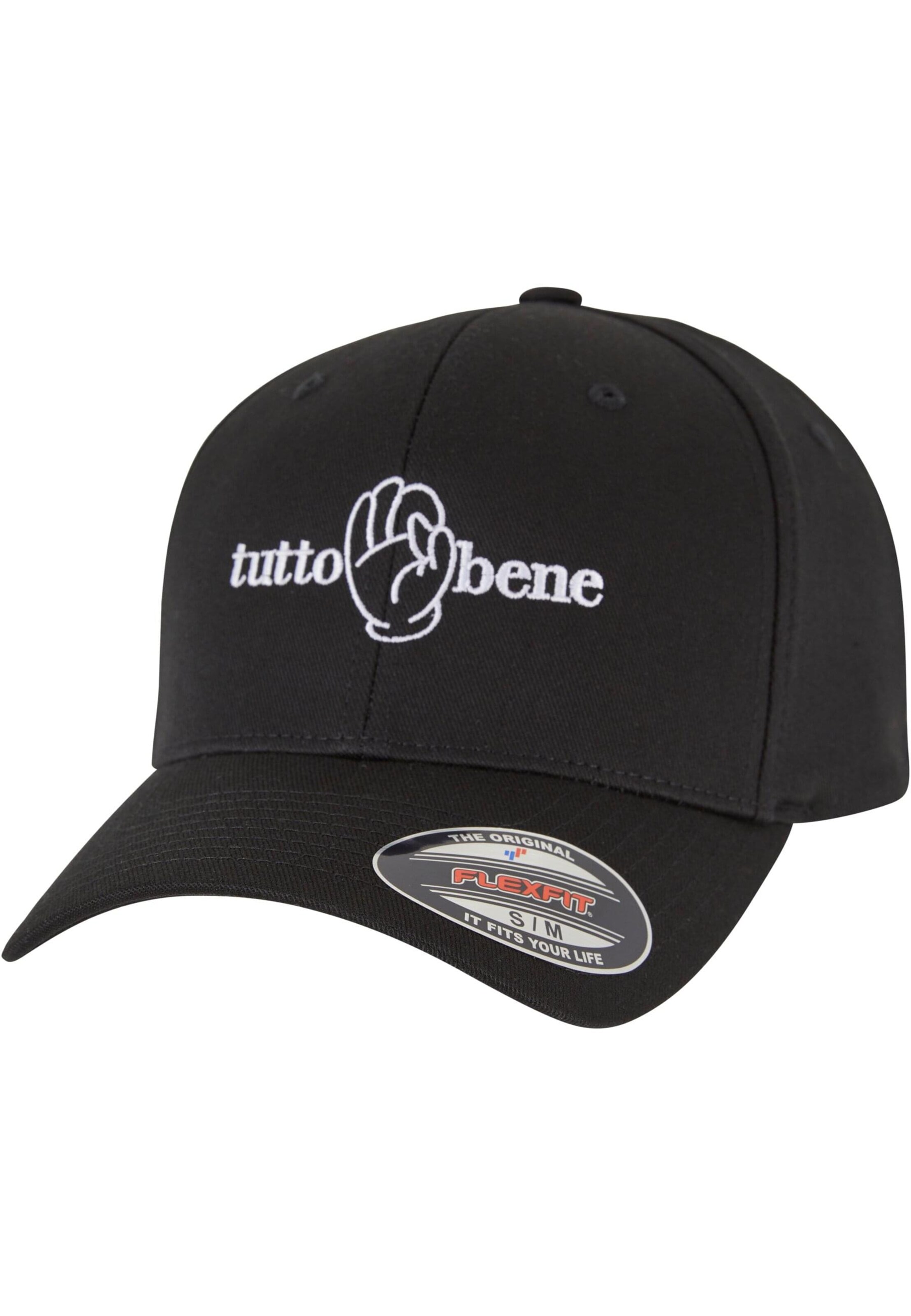 Mister Tee Hætte 'Tutto Bene' i sort: forside