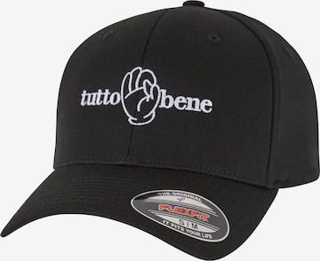 Mister Tee Lippalakki 'Tutto Bene' värissä musta: etupuoli