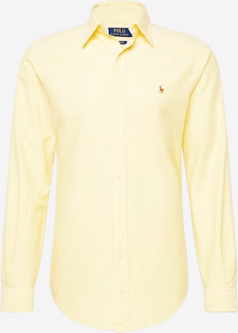 Coupe regular Chemise Polo Ralph Lauren en jaune : devant