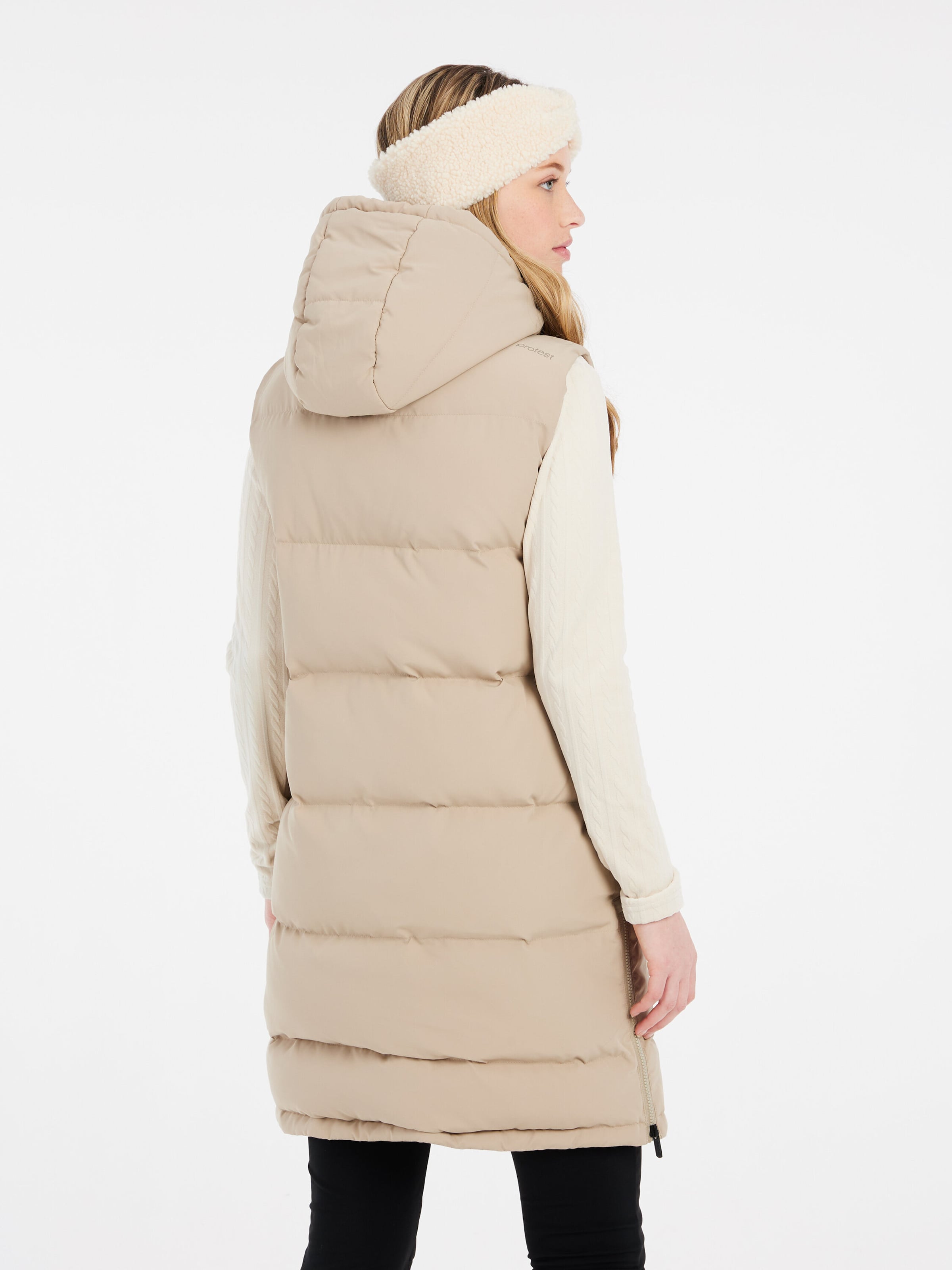Gilet 'PRTMIASSY' PROTEST en marron