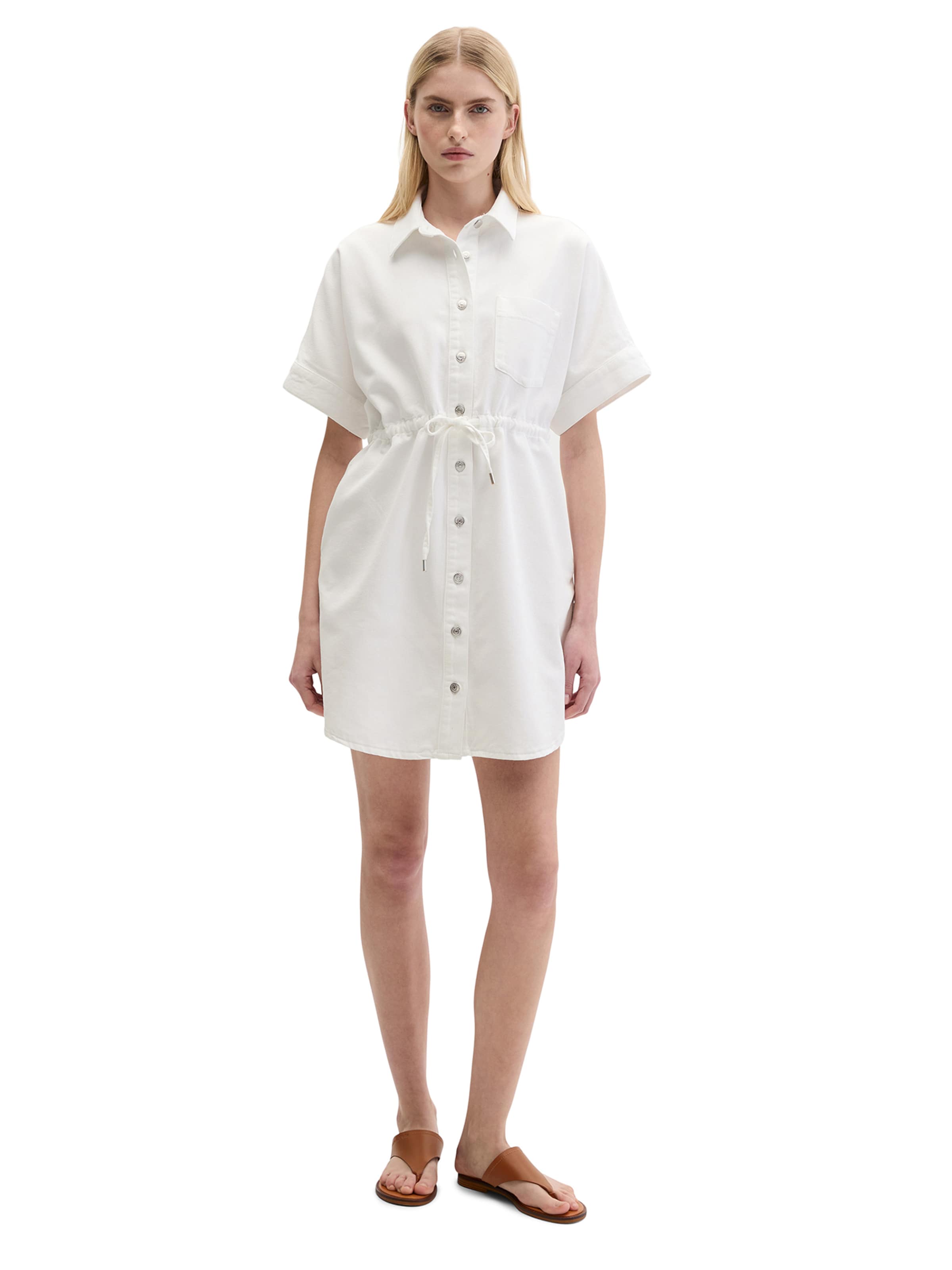 Abito camicia di Marc O'Polo in bianco