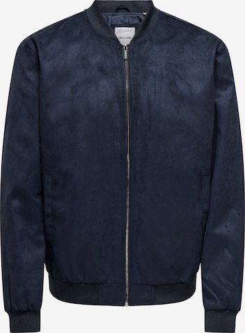 Only & Sons Демисезонная куртка 'ONSLUCAS' в Синий: спереди