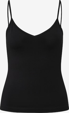 QS Shirt in Zwart: voorkant