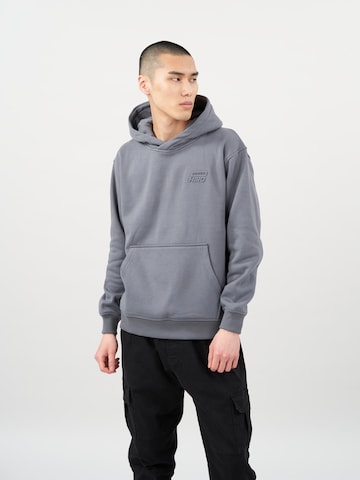 Cørbo Hiro Sweatshirt 'Takeschi' i grå: framsida