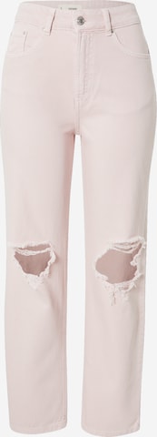 Tally Weijl Wide leg Jeans in Pink: front