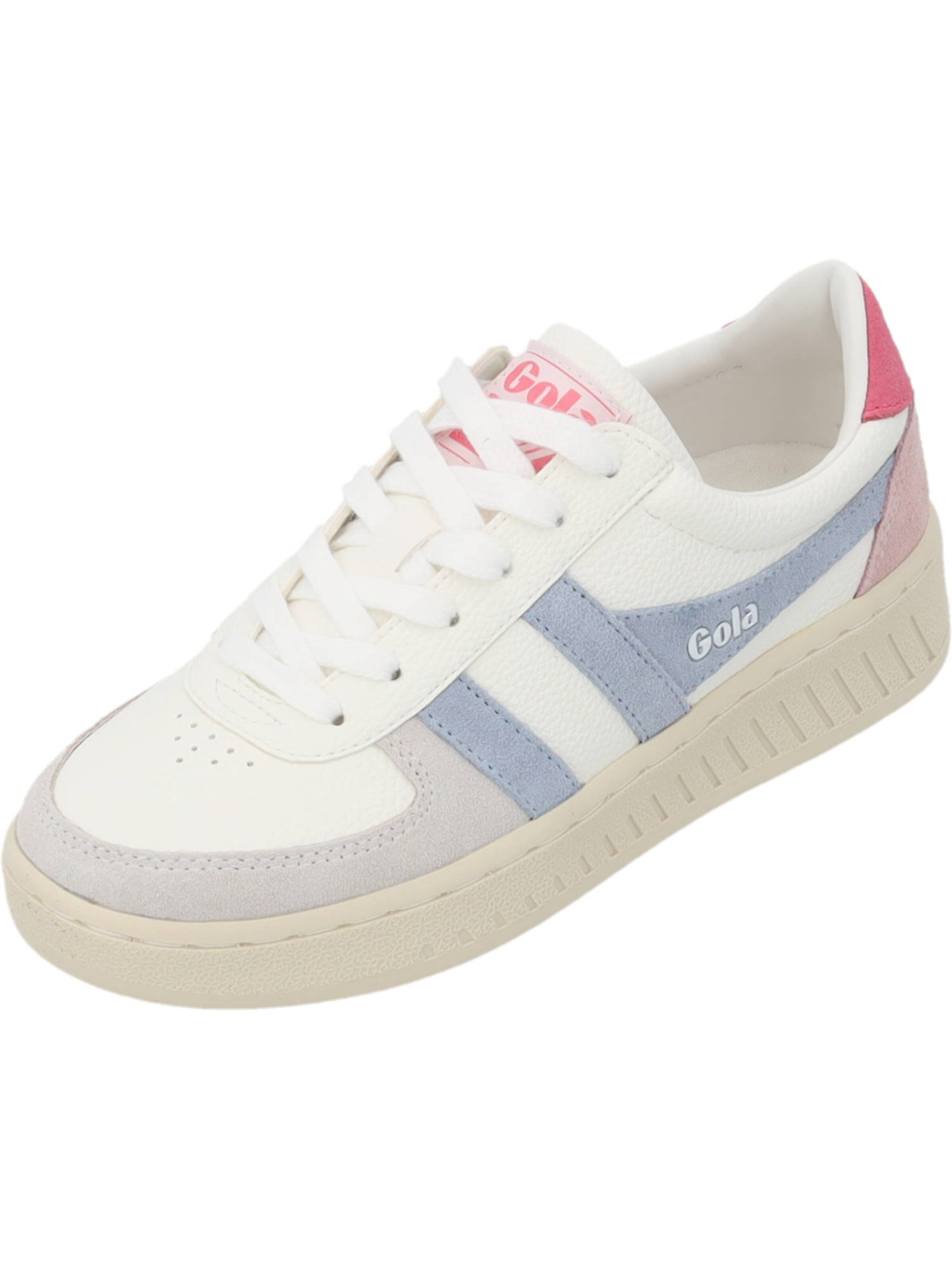 Gola Platform trainers 'Grandslam Trident CLA415' in White: front