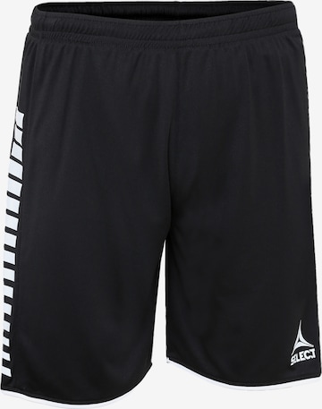 Select Loose fit Pants in Black: front