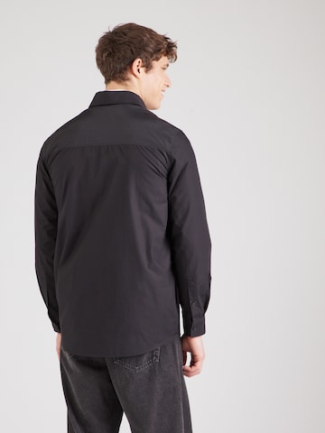 KARL LAGERFELD JEANS Regular Fit Hemd in Schwarz: Rückseite