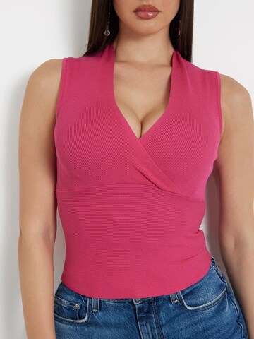 GUESS Knitted Top in Pink