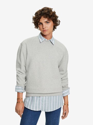 Sweat-shirt ESPRIT en gris : devant